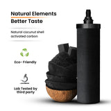 Gravity fed water filter