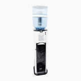 Floor Standing Water Cooler Hot and Cold with LG Compressor, Filter Bottle - Black and White