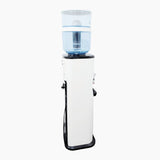 Floor Standing Water Cooler Hot and Cold with LG Compressor, Filter Bottle - Black and White