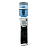 Floor Standing Water Cooler with Hot and Cold with LG Compressor,Filter Bottle - White