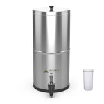 Stainless Steel Water Purifier With White 8 Stage Filter