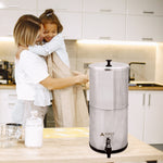 Stainless Steel Water Purifier With White 8 Stage Filter