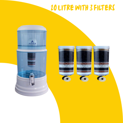 Aimex Water® 8-Stage Gravity Water Dispensers & Purifiers