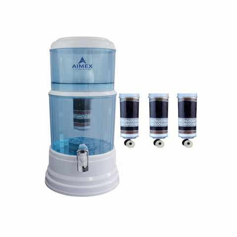 20L Water Purifier with 3 Fluoride Reduction Filters and Maifan Stone