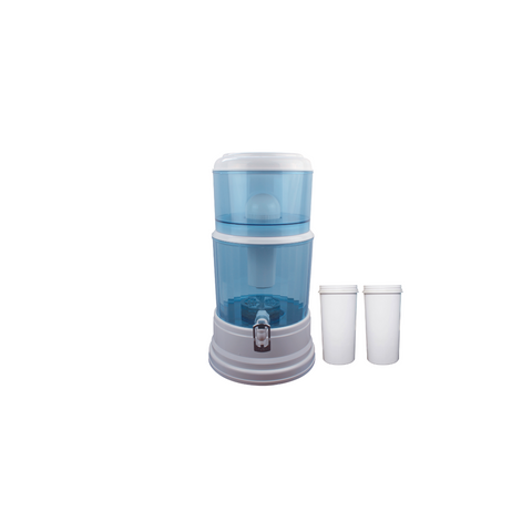 Aimex 20L Water Purifier With 3 White Filters and Maifan Stone