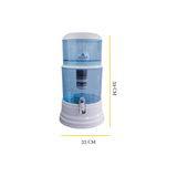 Aimex A20 purifier dimensions — 59cm height, 33cm width