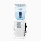Aimex Benchtop Water Cooler with Hot and Cold Functions, Equipped with LG Compressor, 8 Stage Filter Bottle - White